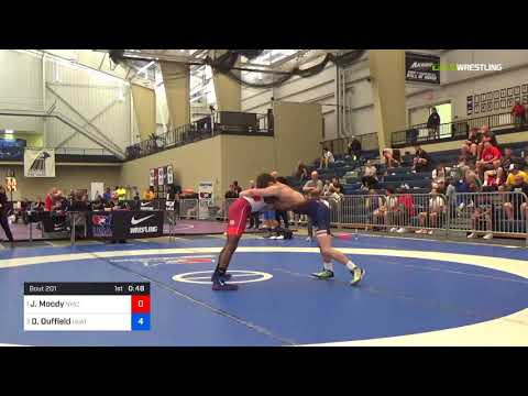 2018 UWW Cadet And U23 Nationals/U23 Greco-Roman 55 RR Rnd 1 - Jabari Moody (NYAC) Vs. Dalton Duff