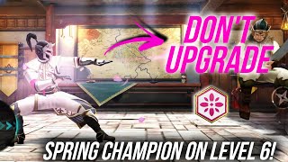 See These happens If you Upgrade "SPRING CHAMPION"Set On Level 6🌸 - Sh