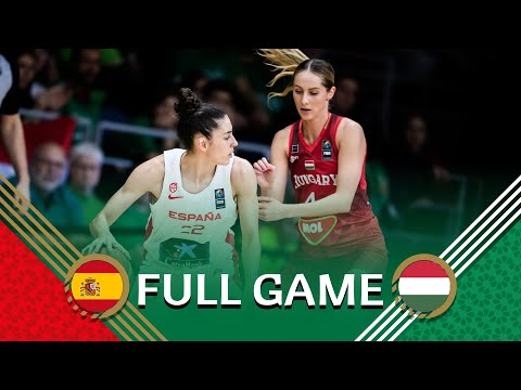 Spain v Hungary | Full Basketball Game | FIBA Women's Olympic Qualifying Tournament Hungary 2024