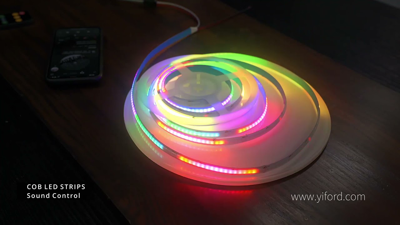 Music sync led lights --RGBIC pixel LED Strip Lights