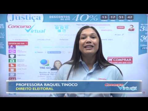 Apresentação - Noções de Direito Eleitoral - TRE-GO - Prof. Raquel Tinoco