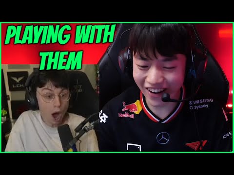 T1 Keria Giggling After Breaking HLE's Ankles