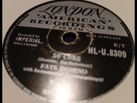 So Long - Fats Domino - 78rpm
