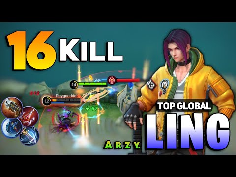 Fast Hand Ling Insane Outplay [ Top Global Ling Best Build 2022 ] By A r z y. - Mobile Legends
