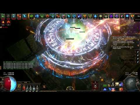 [Path of Exile 3.26][SSF Mercenaries] Crackling Lance Elementalist - mapping gameplay