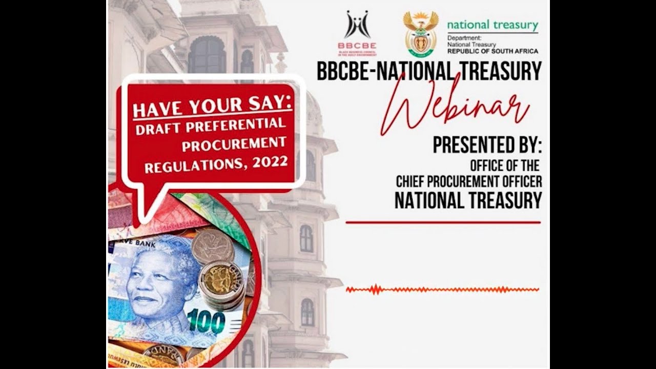 BBCBE - National Treasury Webinar