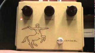 Video thumbnail for Klon Centaur Professional Overdrive Guitar Effect Demo by chatreeo