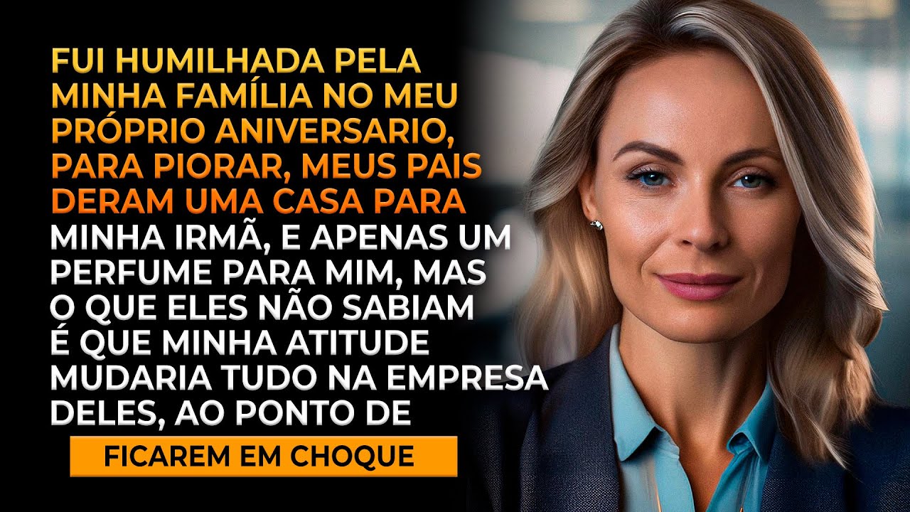 Fui humilhada pela minha família no meu aniversário, mas o que fiz na empresa deles ficou marcado