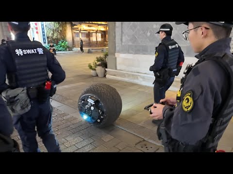 GLOBALink | Spherical robot joins police patrols in China