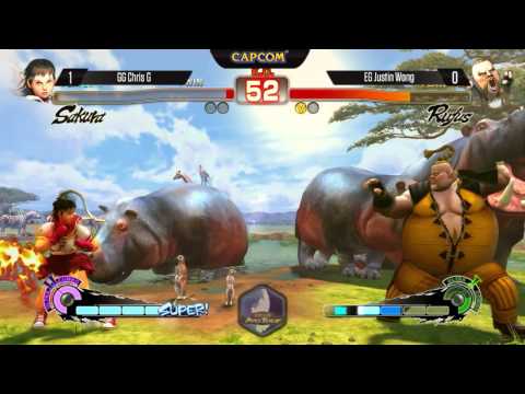 USFIV: GG Chris G vs EG Justin Wong - SDCC2014 - Capcom Pro Tour Top 16