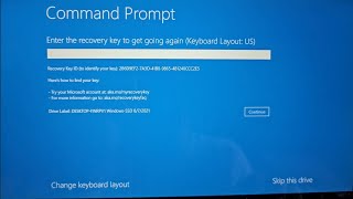 How to Remove Bitlocker on Boot Through the Command Prompt (Need the key)