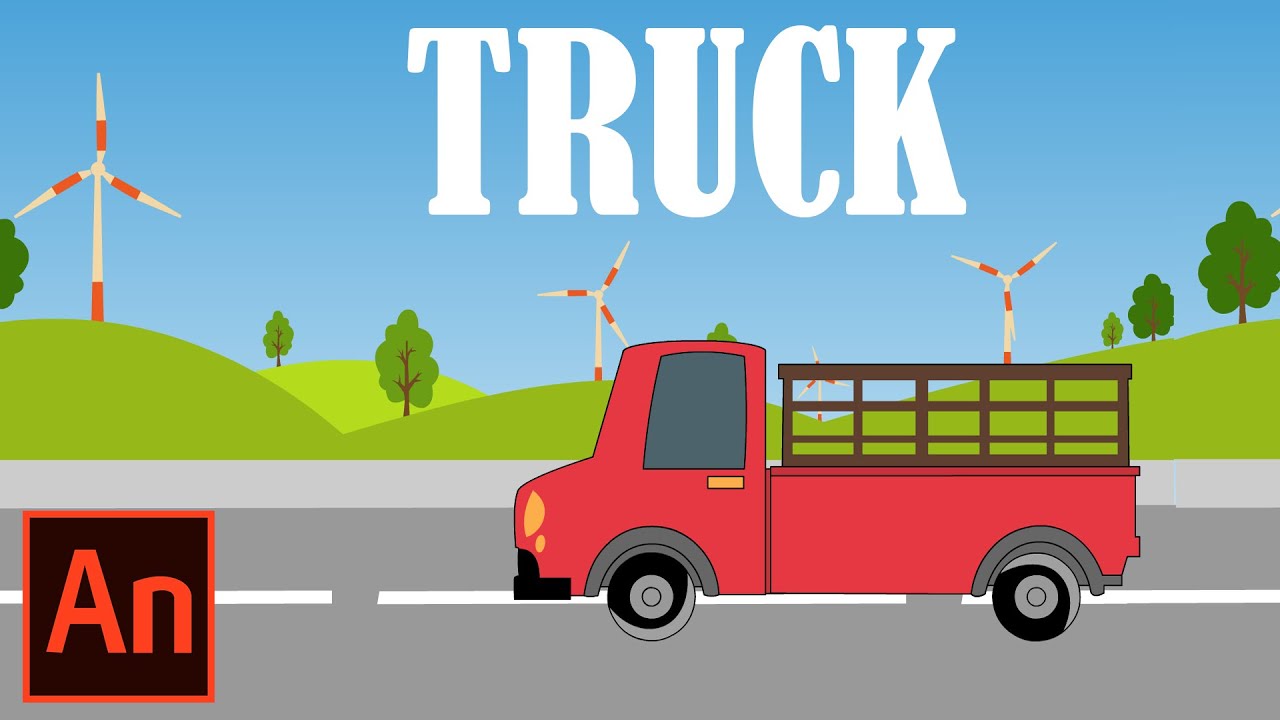 Adobe Animate Tutorial - Animate Truck
