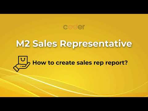 Magento 2 Sales Rep | How to create sales rep report?