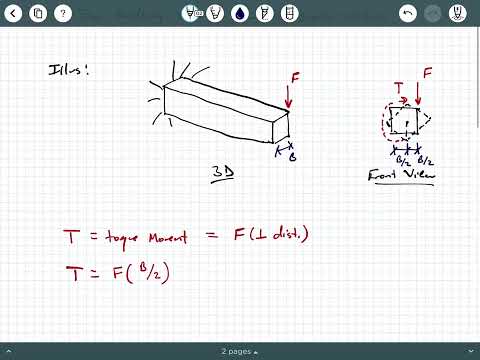 Mechanics of Materials - Video 57:  Introduction to Torque Moments