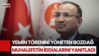 Meclis Başkanvekili Bekir Bozdağ: "Yemin Töreninde Aykırı İşlem Yok"