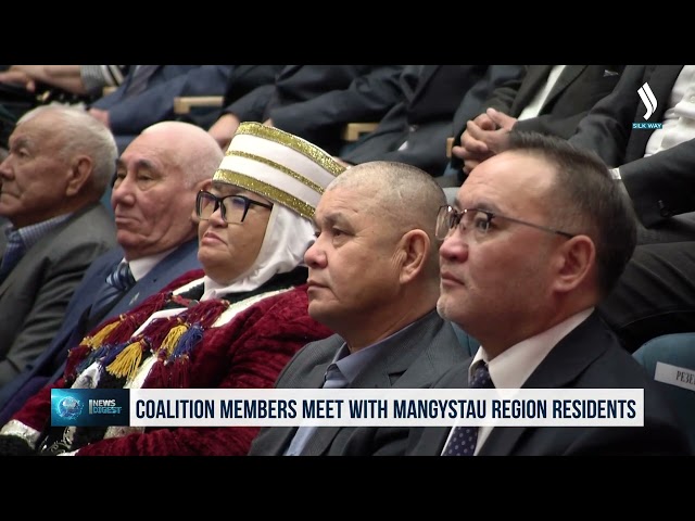 Coalition members meet with Mangystau region residents