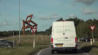 Car ride Køre ud i sommerlandene. Resdal - Skive UHD/4K /HDR Video 06