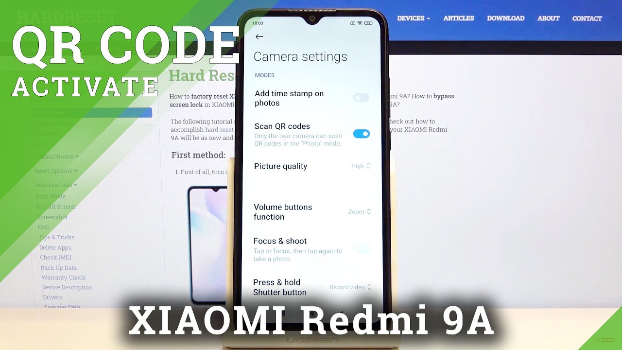 How to Allow Camera to Scan QR Codes in XIAOMI Redmi 9A