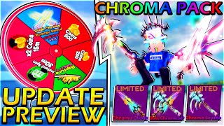 CHROMA PACK!! - Blade Ball Update Showcase