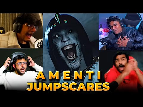 Indian Gamers AMENTI JUMPSCARES FUNNY🤣 | Queen JUMPSCARES ft.@CarryMinati