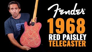 Video thumbnail for 1968 Fender Red Paisley Telecaster | CME Vintage Demo | Nathaniel Murphy by Chicago Music Exchange