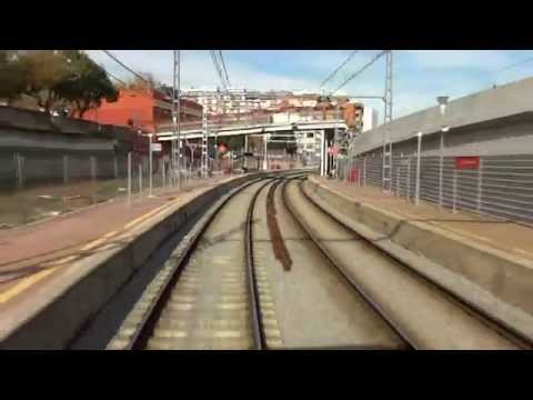 Rail View Music de tren de Media Distancia de Portbou a Barcelona  2011