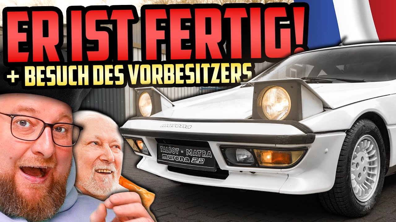 Der VORBESITZER ist SPRACHLOS! - Matra Murena 2.2L - Ein EXOT zurück auf der STRASSE!