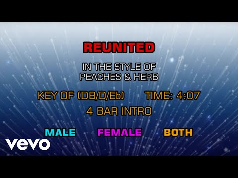Peaches and Herb - Reunited (Karaoke)