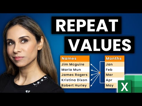 How to Combine and Repeat Blocks of Text n Times in Excel (NO Copy Paste and NO Formulas)