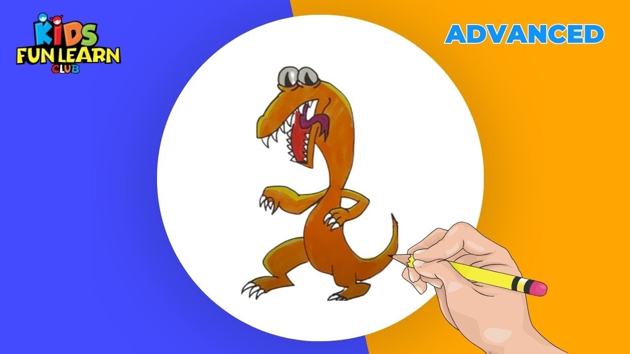 Rainbow Friends 🌈 How To Draw Orange