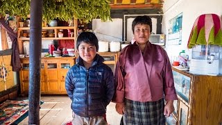 Bhutan Food at Culture at Local Farm Village in Phobjikha Valley, and a YAK BURGER! (Day 15) - YouTube
