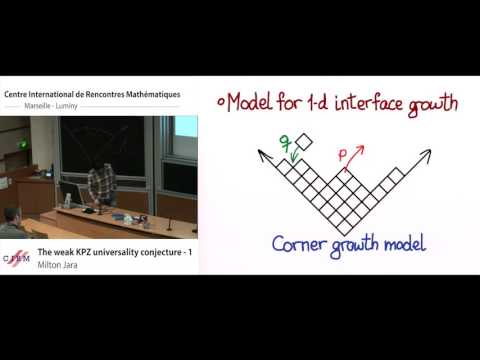 Milton Jara : The weak KPZ universality conjecture - 1