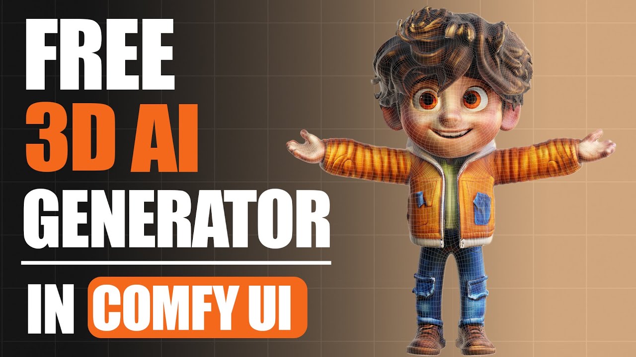 Generate UNLIMITED 3D AI Models for FREE with Hunyuan3D in ComfyUI