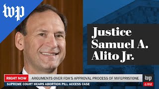 Alito asks if the FDA can be sued for mifepristone use
