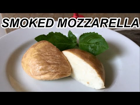 SMOKED MOZZARELLA (MOZZARELLA AFFUMICATA) - HOW TO MAKE SMOKED MOZZARELLA