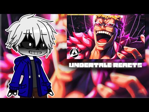 UNDERTALE REAGINDO AO RAP DO DOFLAMINGO // ONE PIECE // O REI DO MUNDO (@AniRap )