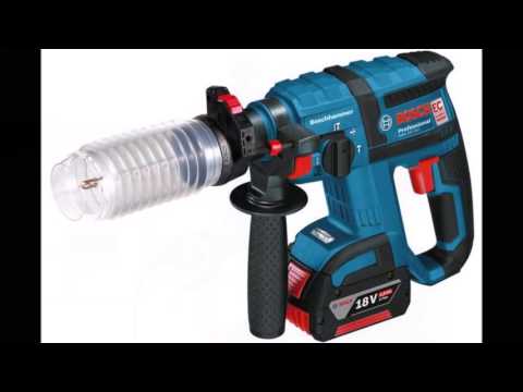 Grąžtas Bosch Dust cup Nusiurbimo sistema video