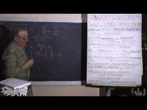 1/2 Lectia 198 - Rapoarte proportii si aplicatii la acest capitol - Matematica cu Proful Online