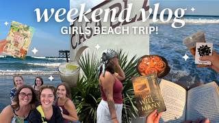 WEEKEND VLOG 🌊🌞🐚 girls beach trip to wilmington nc | coffee shops, hobbies, & wrightsville beach