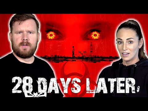 My wife watches 28 DAYS LATER for the FIRST Time || Movie REACTION