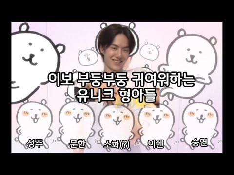 왕이보 보고싶었던 유니크 형아들 (한국어..드르륵 탁..)