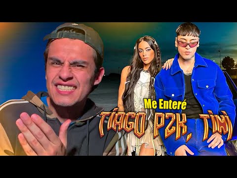 MEXICANO REACCIONA a Tiago PZK, TINI - Me Enteré (Official Video)