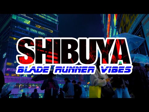 Tokyo at Night In the Rain 🇯🇵  Serious Blade Runner Vibes