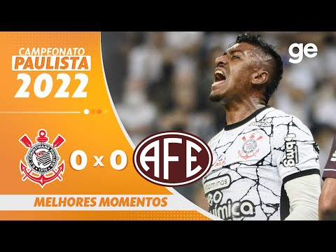 Gols e lances de Corinthians x Ferroviária-SP