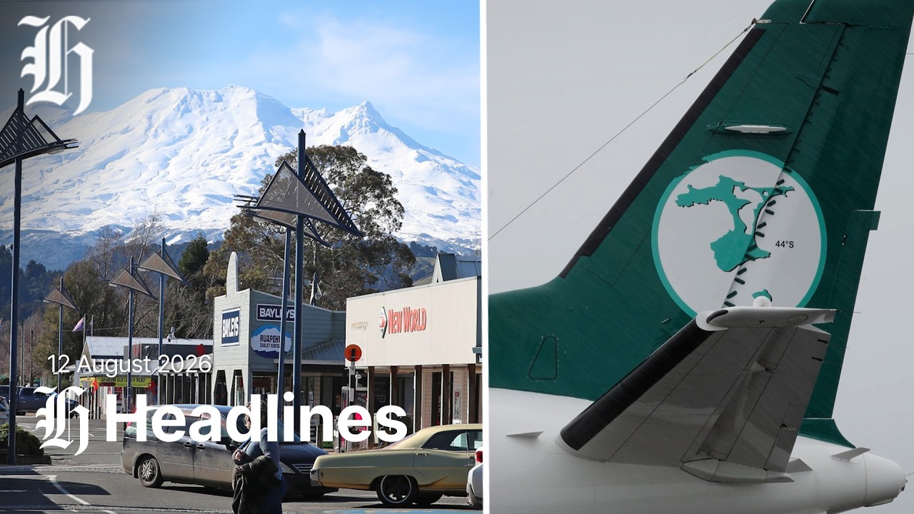 NZ Herald Afternoon Headlines | Wednesday, August 12, 2026