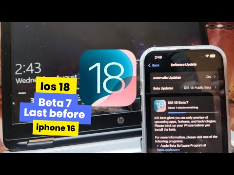 IOS 18 beta 7 is Released | Last before iphone 16 launch