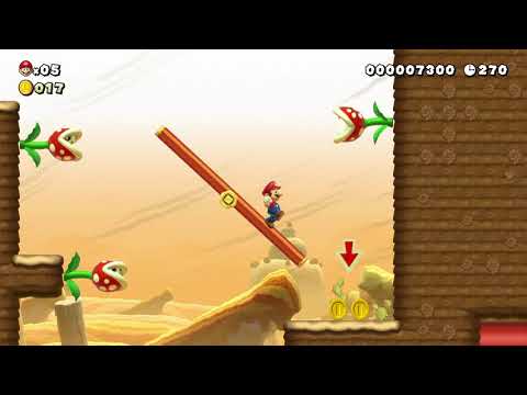 Super Mario Maker 2: Story Mode Level (11 Seesaw Catapults) [1080 HD]