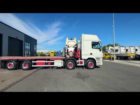 2019 (19) DAF8X2 BEAVERTAIL W/ CRANE (EURO 6) - Image 2