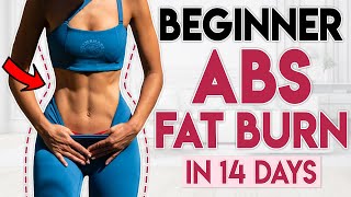BEGINNER FRIENDLY ABS FAT BURN 🔥 Toned & Flat Stomach | 6 min Workout