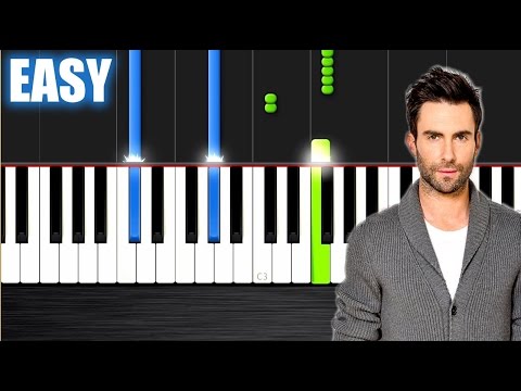 Locked Away (feat Adam Levine) - R. City piano tutorial